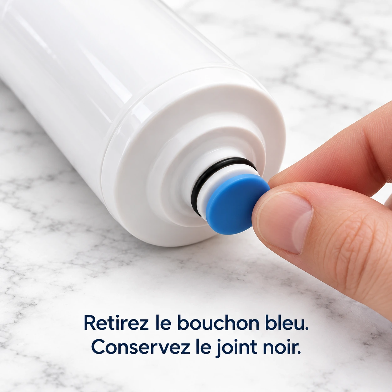 Cartouche filtrante Éclat – Filtre de douche Oscar'eaux · vue 3