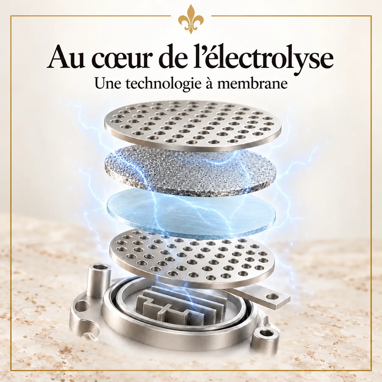 Gourde hydrogène Oscar’eaux 400 ml — Coffret avec membrane DuPont N117 · vue 6