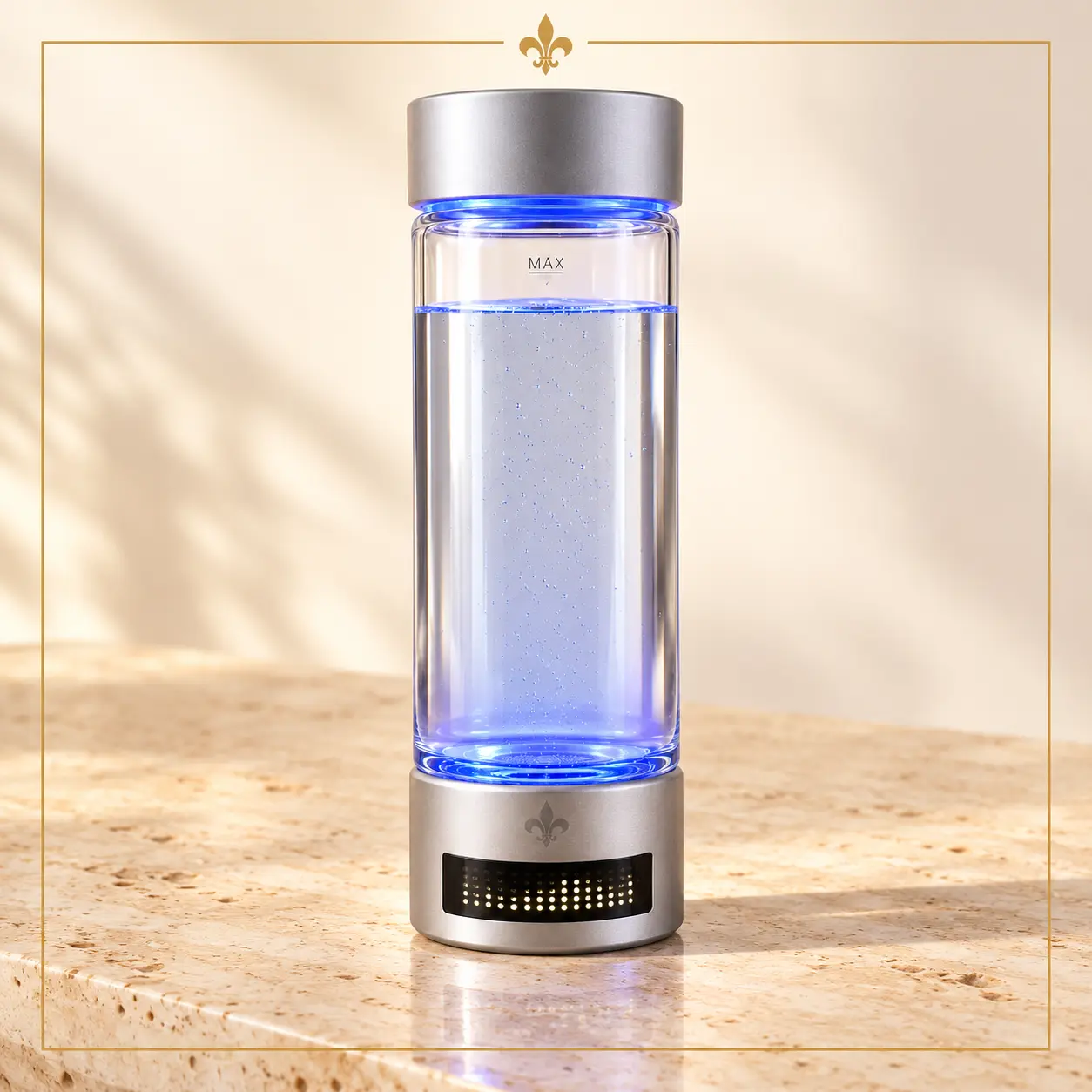 Gourde hydrogène Oscar’eaux 400 ml — Coffret avec membrane DuPont N117 · vue 3