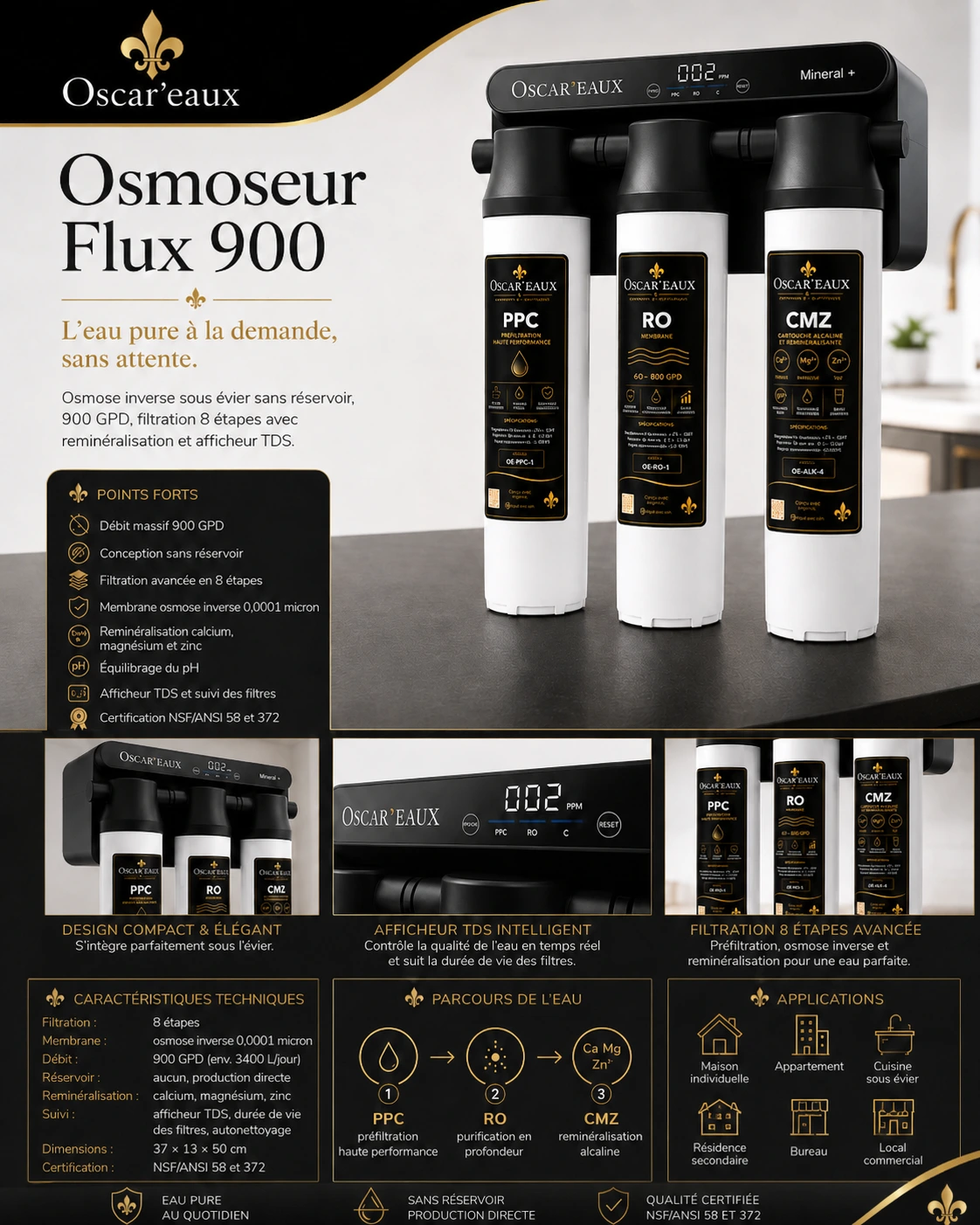 Osmoseur Flux 900 · vue 2